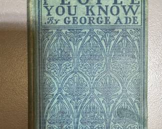 People You Know by George Ade $5.00 (green cover)