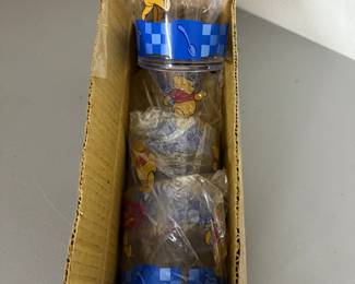 Set of 4 Plastic Winnie the Pooh Cups $8.00