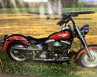 #6 Harley Davidson Framed Poster $8.00