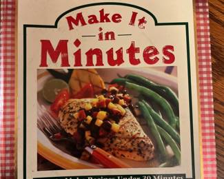 Make it In Minutes Cookbook $3.00