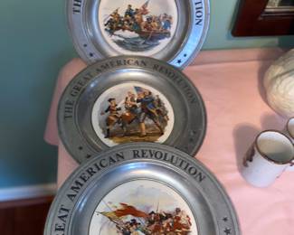 Pewter plates 