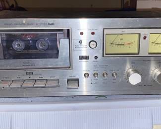 Sharp stereo cassette deck