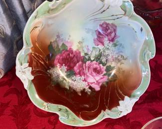 Porcelain painted bowl