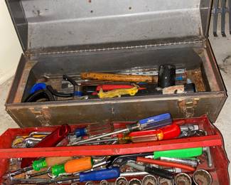 Craftsman toolbox and tools 