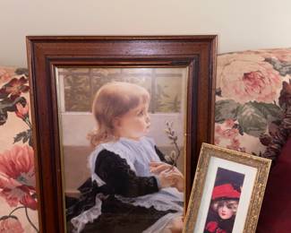 Victorian girl art print