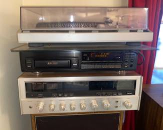 VCR and Turntable