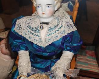Collection of porcelain dolls