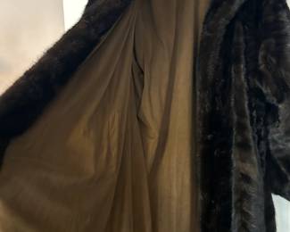 Full-length MINK Coat - reversible to ultra-suede