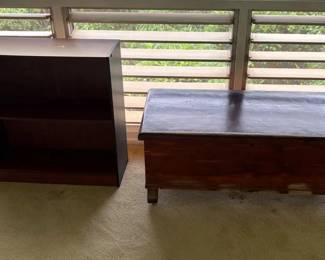 KVS075 - Small Wood Shelf + Wood Chest