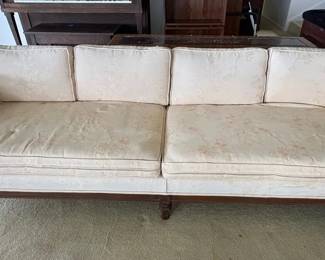 KVS069 - 2 Vintage Sofas (1 Sofa Missing Cushions)