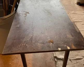 KVS044 - Folding Metal Utility Table 