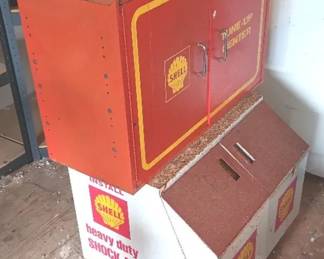 KVS032 Vintage Shell Metal Storage Cabinets