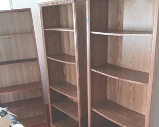 KVS086 Three Wooden Shelving Units