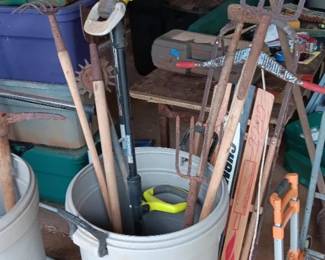 KVS023 Weed Whacker & Misc. Garden Tools