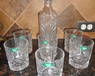 Shannon Crystal Decanter Set