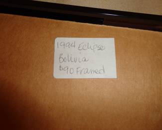 1994 Eclipse Photo in Bolivia