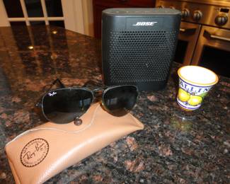 Vintage Ray Ban/Portable Bose Soundlink