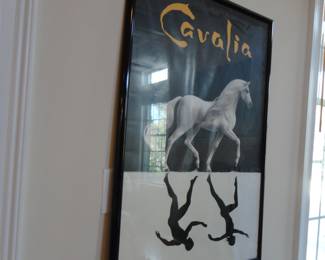Large Framed Poster of Cavalia (which no longer tours). If you loved Horses this used to be a must see!!