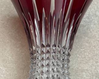 Waterford Crystal Crimson vase
