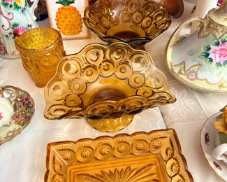 Moon and Stars glassware 