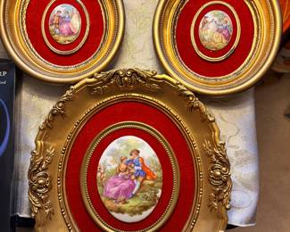 Antique cameo frames