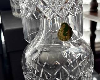 Waterford Crystal set water bottle and tumbler 