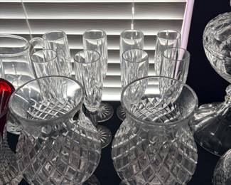 Waterford Crystal candle holder set