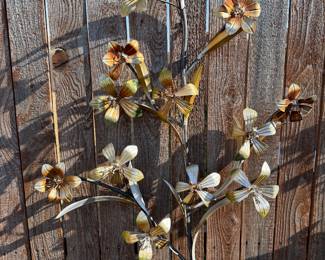 MCM metal flowers 