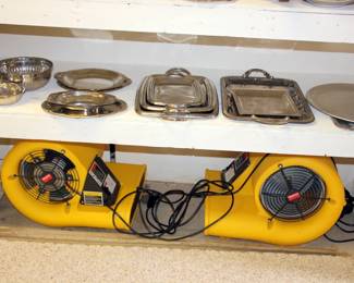 2- Heavy Duty Dayton Portable Blower Fans

