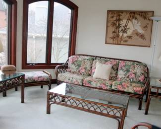 7 pc. Rattan Patio Set

