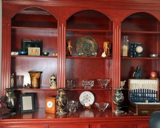 Orrefors Vases, Indian Decor, International Treasure Flatware

