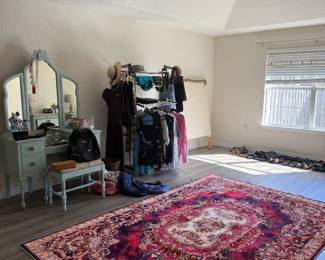 Rug and clothes 