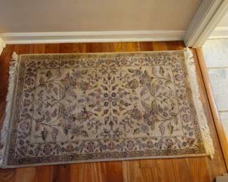 Small wool entry rug
