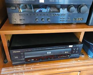 Yamaha Receiver and Pioneer DVD Player