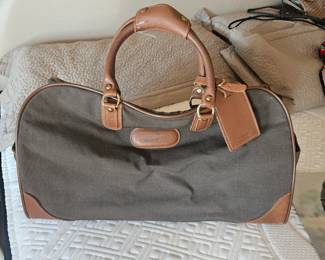 Vintage Coach travel bag.