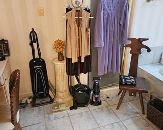 Oreck vacuums, Shark small vac.