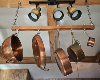 Vintage Copper Pots Made in France