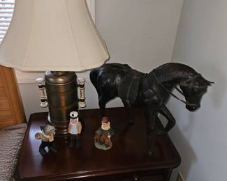 Antique Leather  Horse 