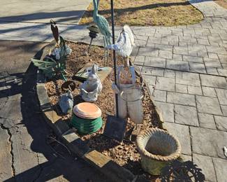 Various yard art