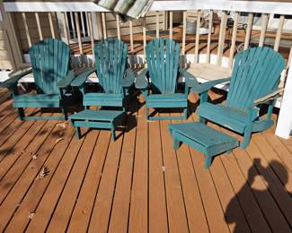 Vintage Adirondack chairs