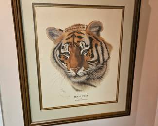 Bangel Tiger Signed & numbered Imogene Farnsworth