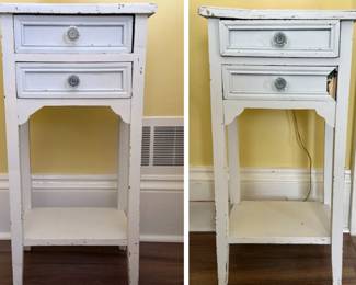white nightstands