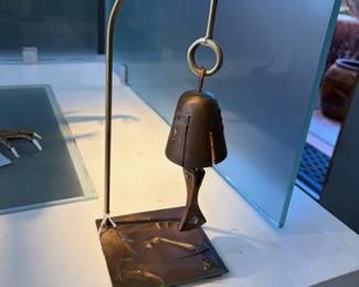 Paolo Soleri/Cosanti bronze tabletop bell