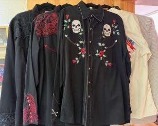 Closet full of great men's clothing - Patagonia, Scully, etc, sizes large to XXX, shhoe sizes 11 and 12