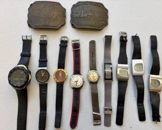 Buckles and watches - Gucci, Charles S. Coster, Suunto