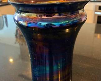 Venini Murano art glass vase, 1965, 9 1/2"
