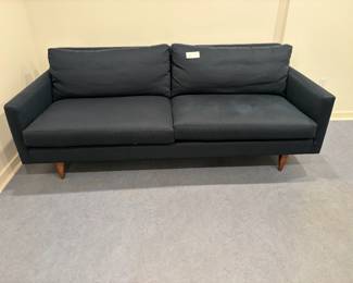 $350 was $1400. Room & Board Jasper sofa 86 inches wide by 36 inches deep by 32 inches high. Online $2300 plus tax and shipping.