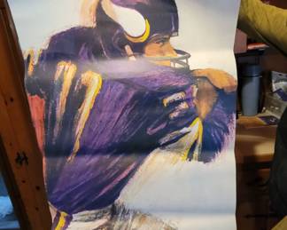 A collection of vintage NFL posters!