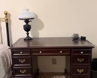 Nice leather top desk