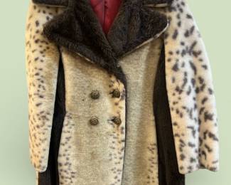 1960’s Faux Leopard stroller